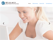 Tablet Screenshot of isfi.com.mx